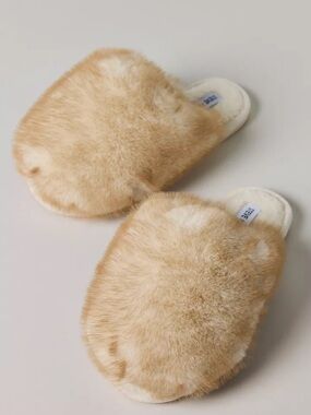 Steve Madden Poof Faux Fur Mule Slippers